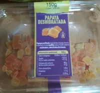 Papaya deshidratada