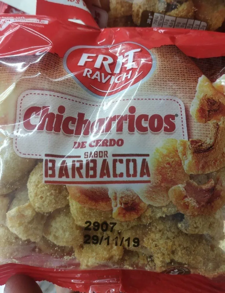 Chicharricos de cerdo sabor barbacoa