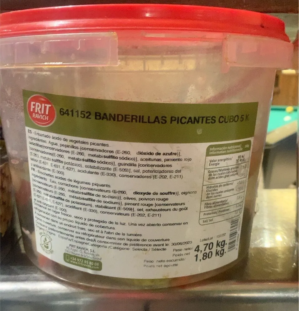 Banderillas picantes