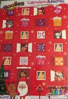 Calendario adviento con chocolatinas