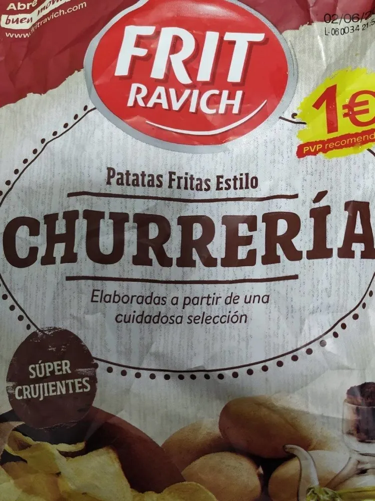 Patatas fritas estilo churrería