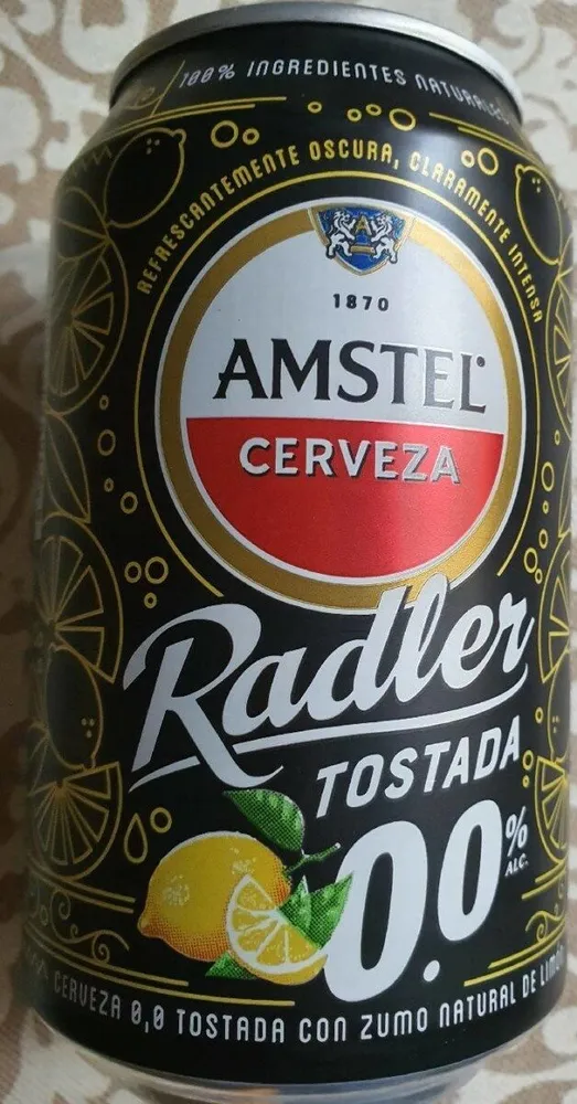 Cerveza Radler Tostada 0,0% Limon