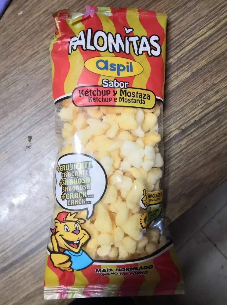 Palomitas ketchup y mostaza