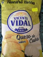Patatas fritas sabor queso de cabra