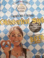 Patatas fritas Oktoberfest style