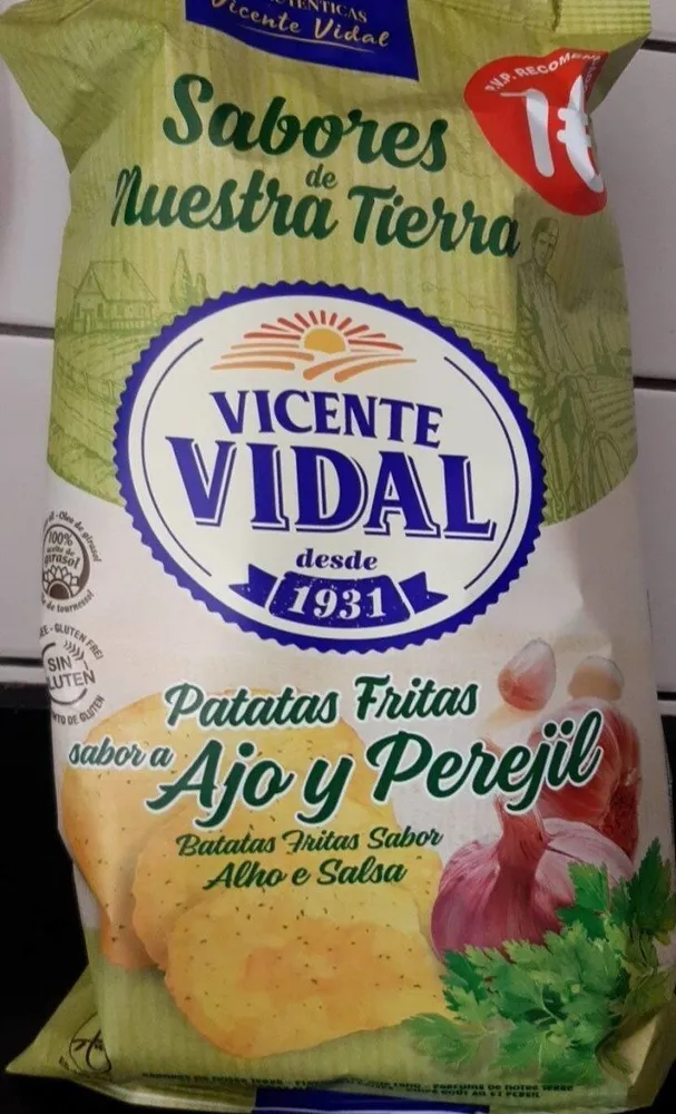 Patatas fritas sabor a ajo i perejil