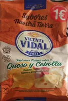 Patatas fritas sabor queso y cebolla