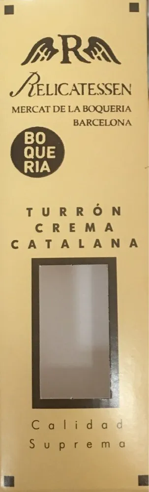 Turrón crema catalana