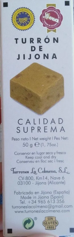 Turrón de Jijona