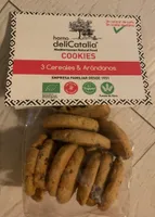 Cookies 3 cereales arandanos