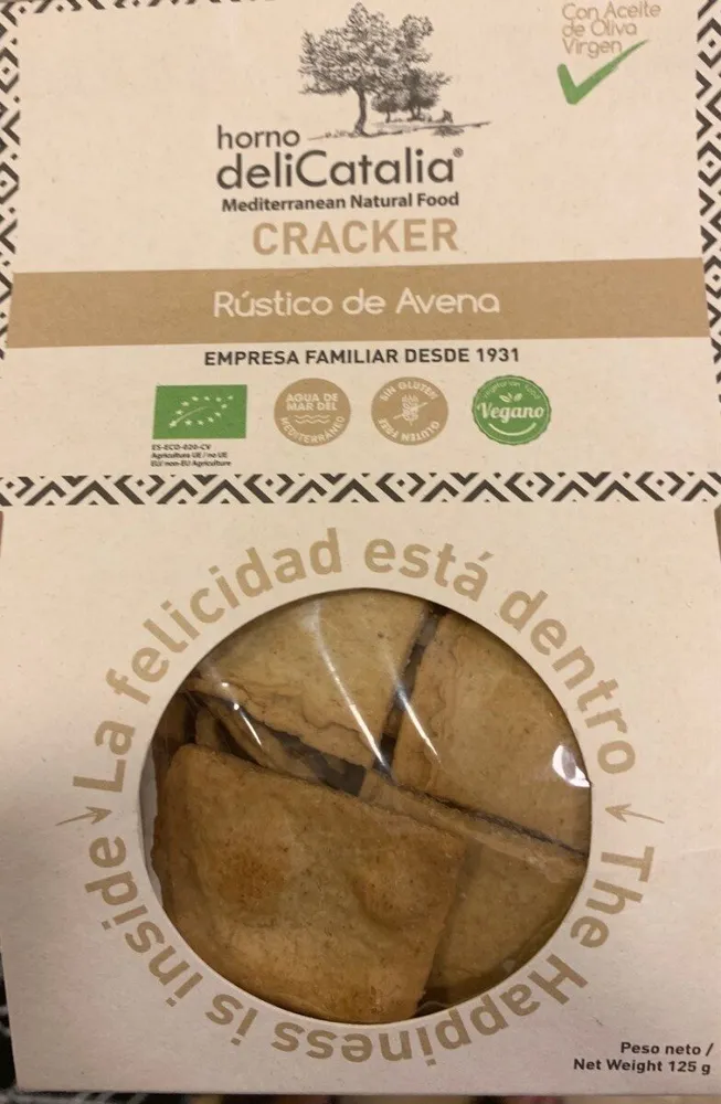 Cracker Rústico de Avena
