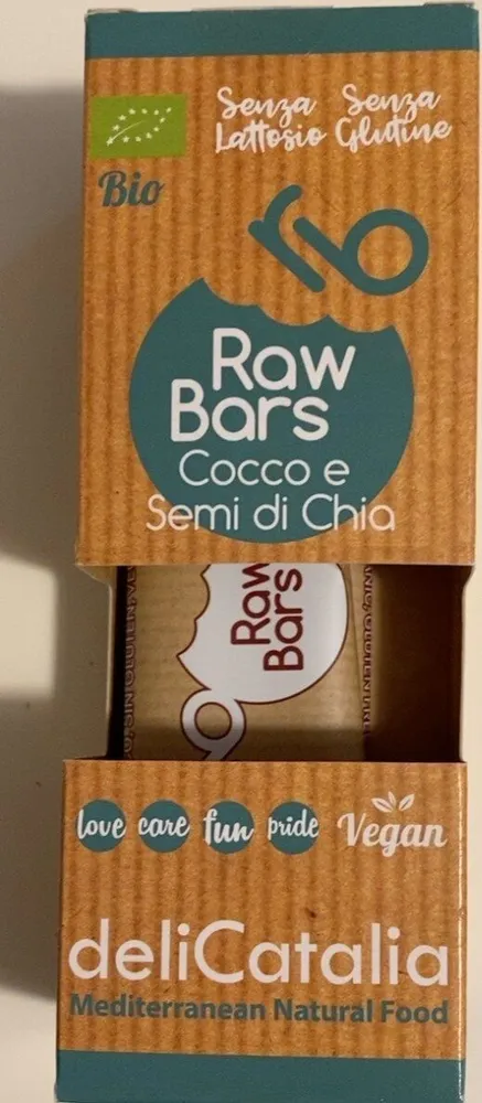 Barrette cocco e semi di chia
