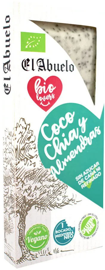 Turrón de coco y chía