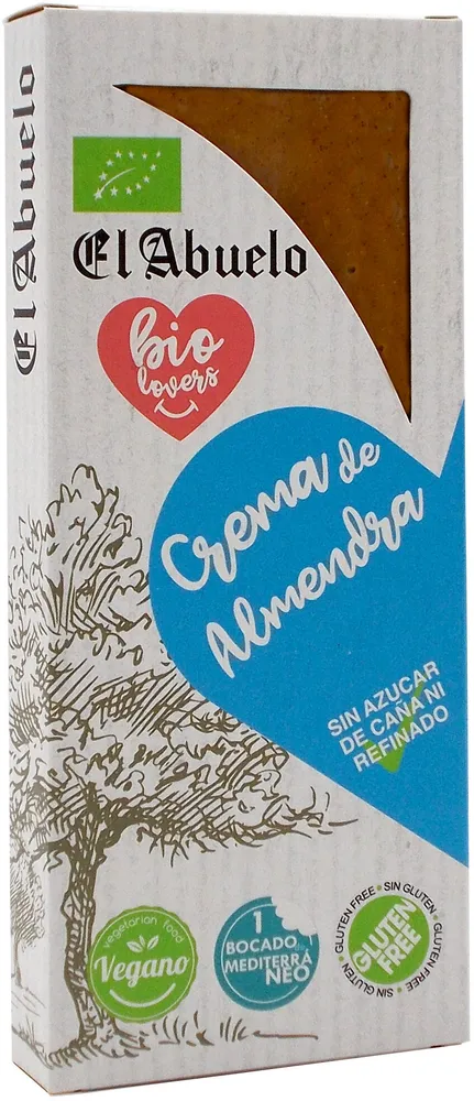 Turrón de crema de almendra