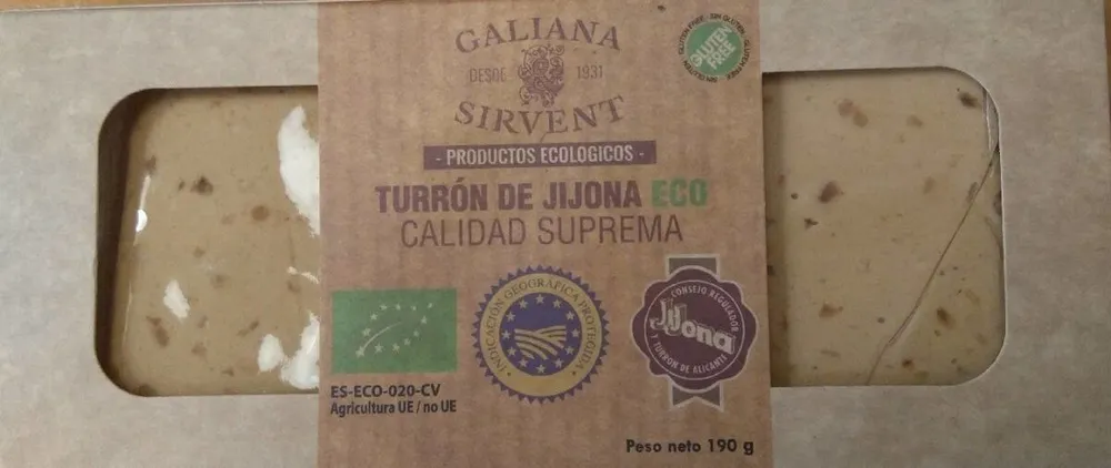 Turrón de Jijona