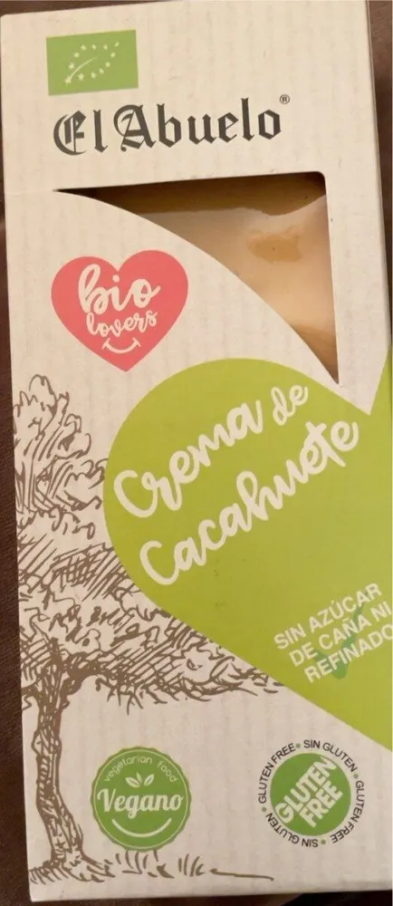 Turron de crema de cacahuete