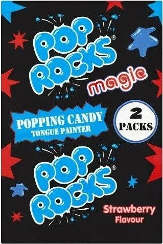 Rocks Magic ping Candy Tongue Painter Strawberry Flavour 2 Packs