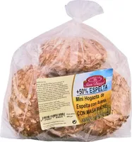 Mini hogacitas de espelta con avena y masa madre