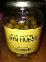 Aceitunas verdes con hueso
