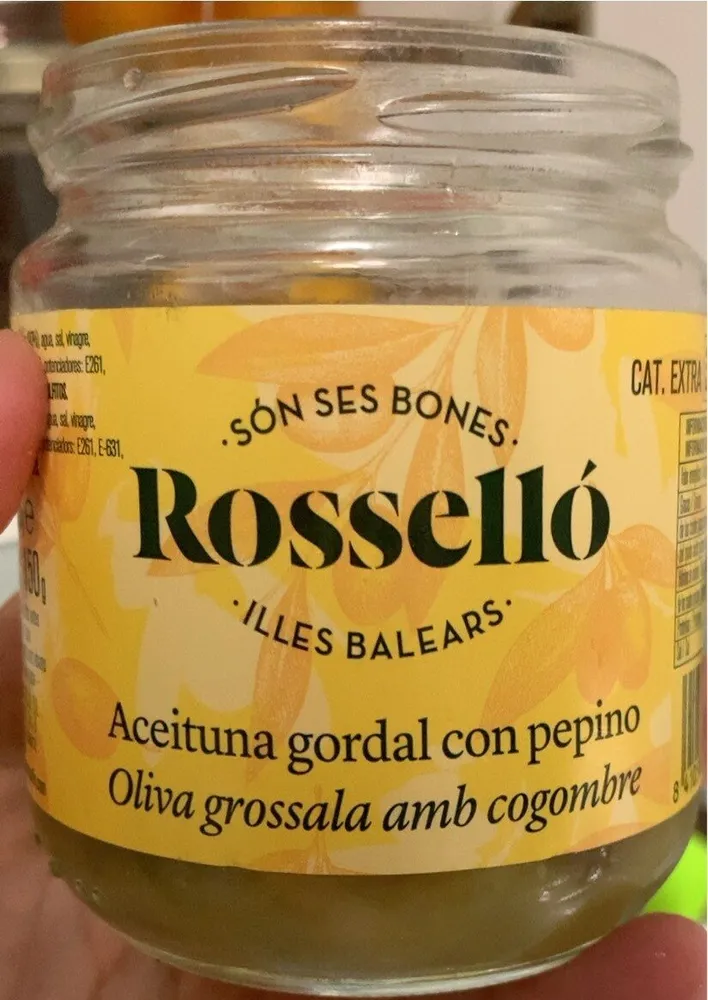 Aceitunas con pepinillo