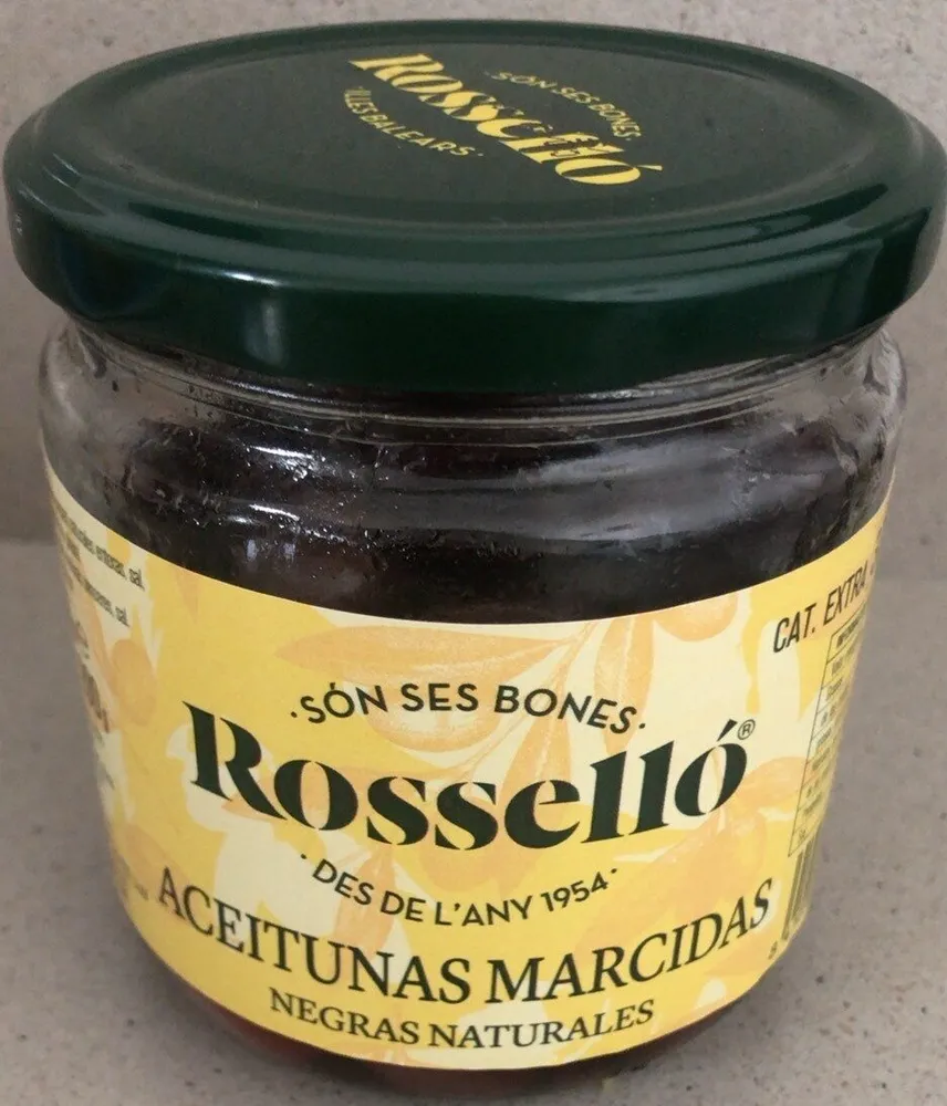 Aceitunas Marcidas Negras Naturales