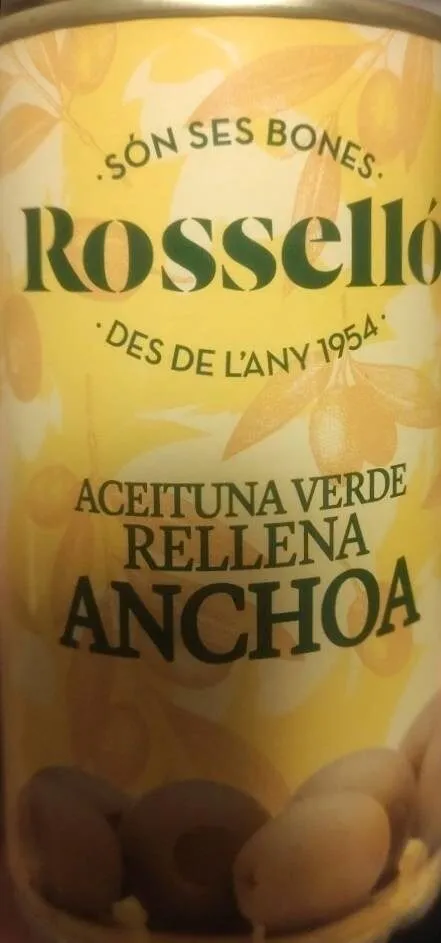 Aceitunas rellenas de anchoa