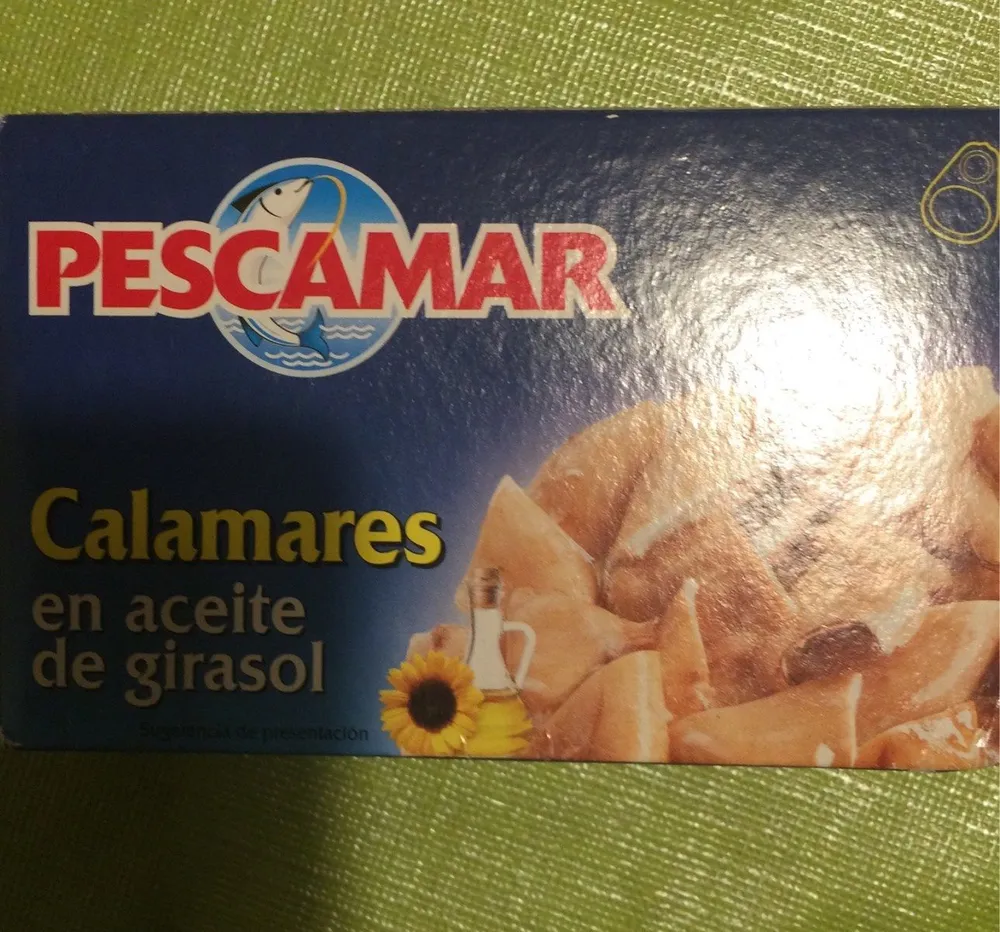 Calamar huile tournesol