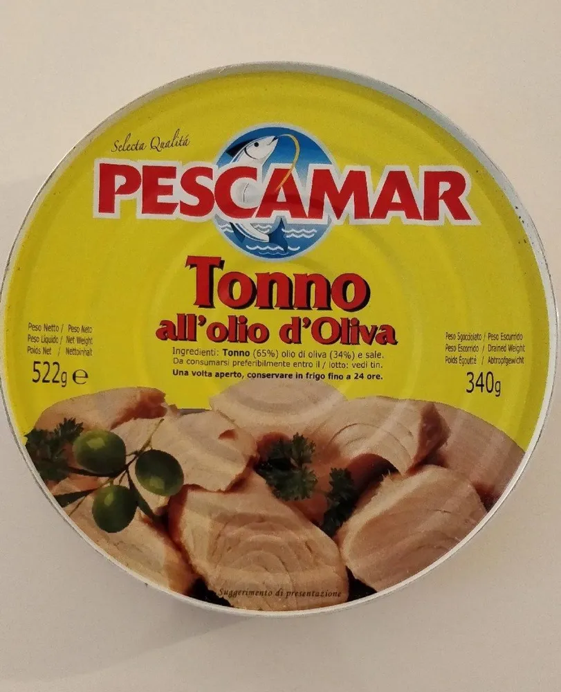 Tonno all' olio d 'oliva