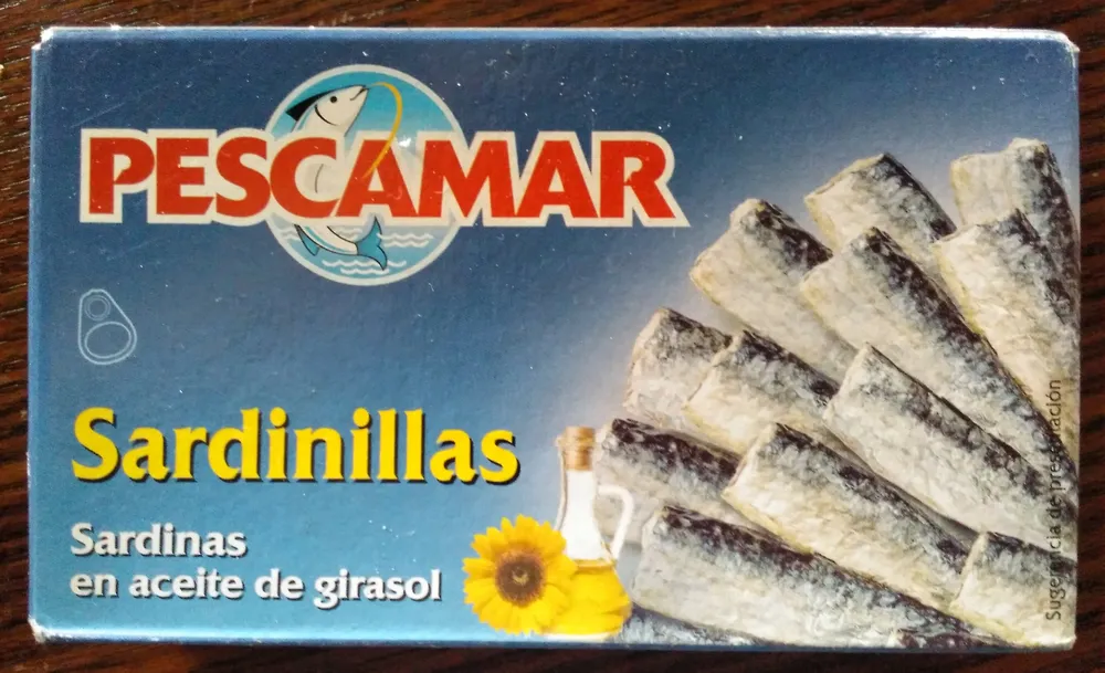 Sardinillas en aceite de girasol