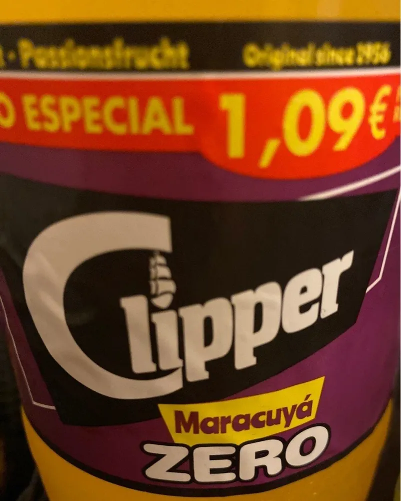 Clipper maracuya zero