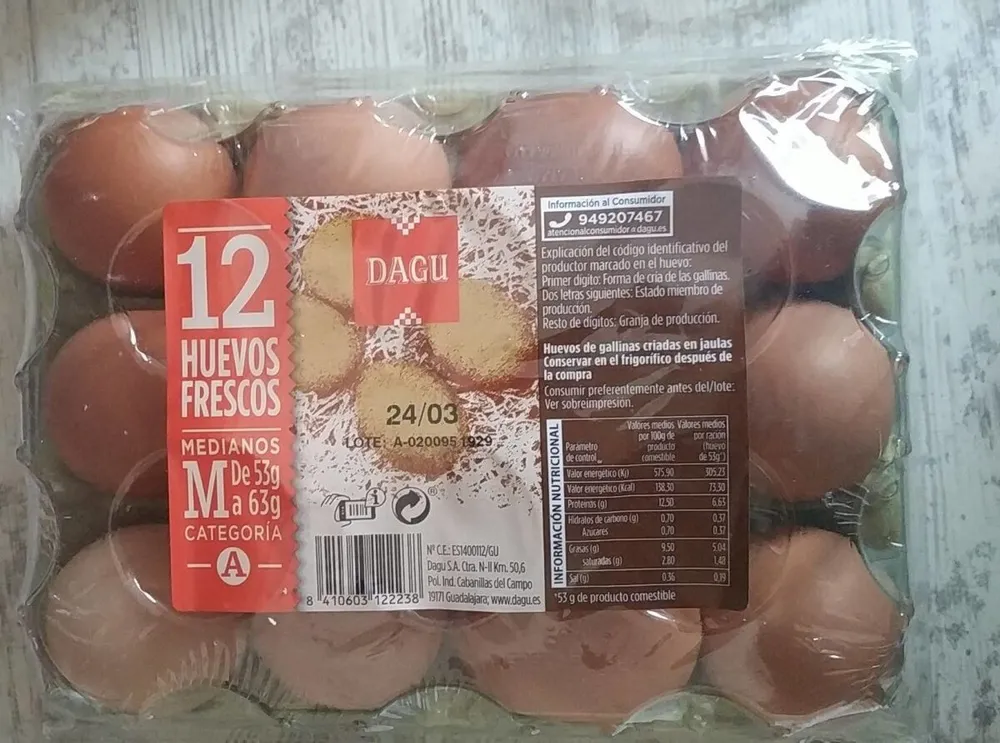 Huevos frescos