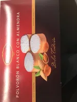 Polvorón blanco con almendras