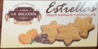 Estrellas sabor naranja y chocolate
