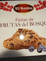 Pastas de frutas del bosque