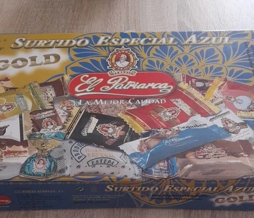 Mantecados surtido especial azul gold El Patriarca