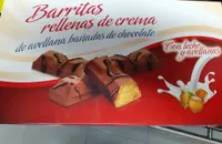 Barritas rellenas de crema