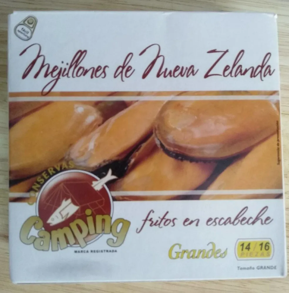 Mejillones de Nueva Zelanda fritos en escabeche