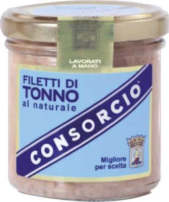 Filetti di tonno al naturale