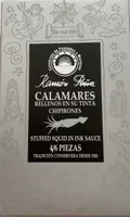 Calamares rellenos en su tinta