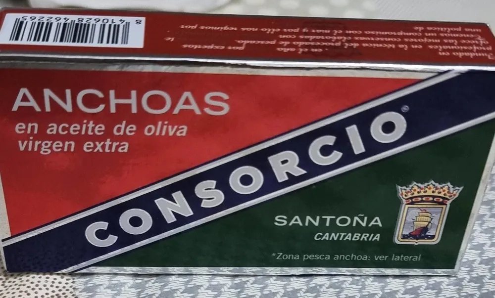 Anchoas en aceite de olova virgen extra