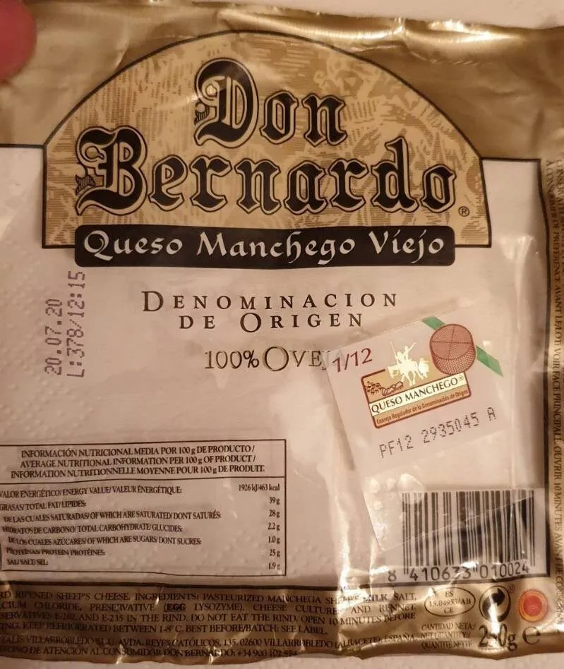 Manchego Fromage Pur Brebis