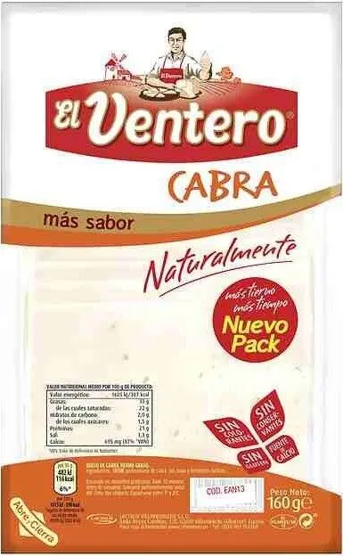 Formatge De Cabra a Talls De El Ventero