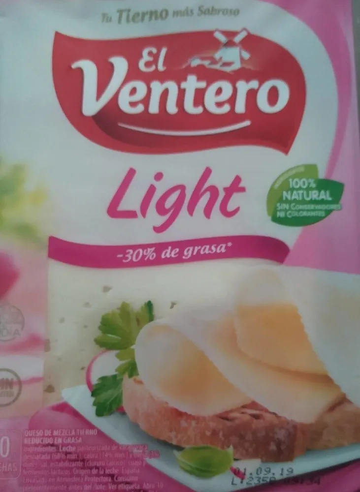 Queso en lonchas light
