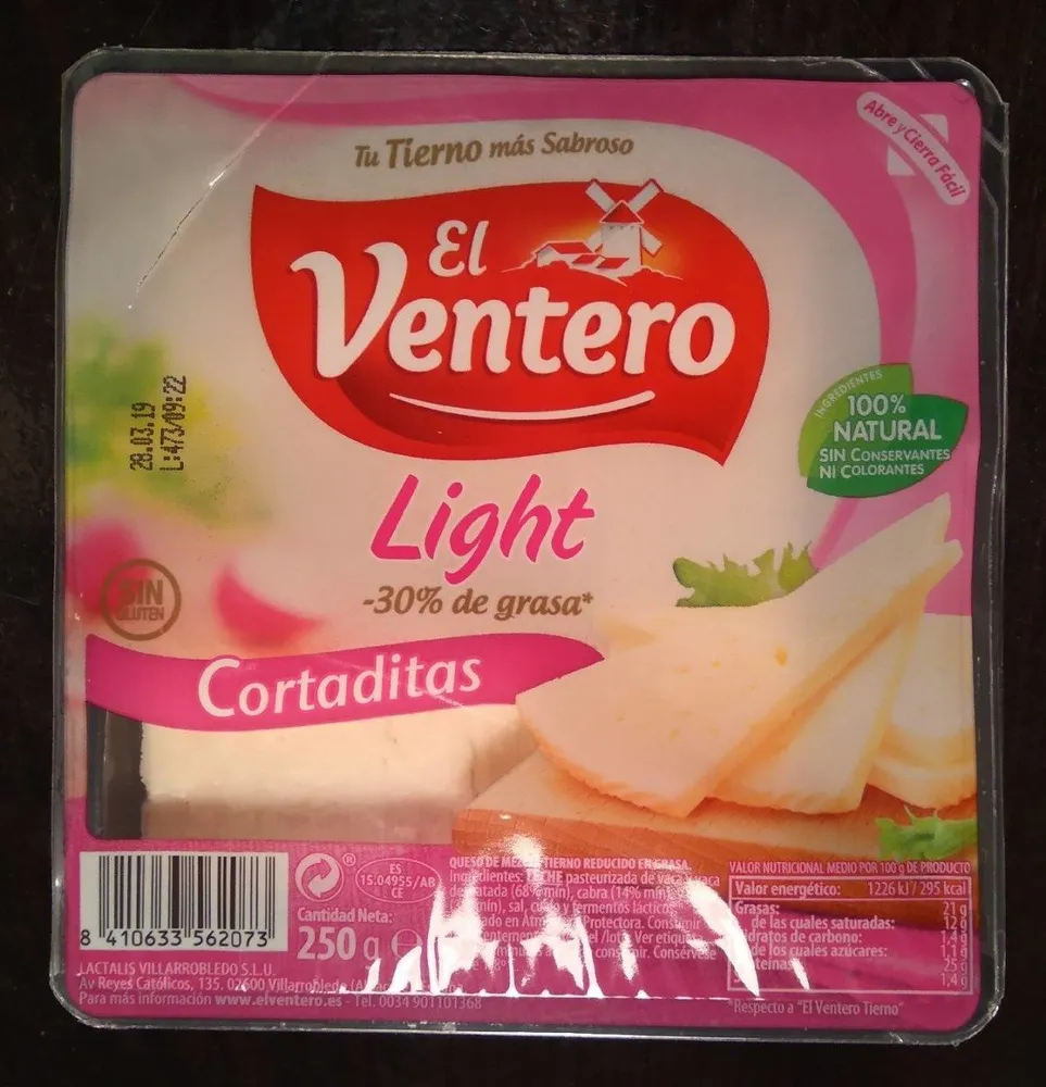 Queso Tierno Light Cortaditas