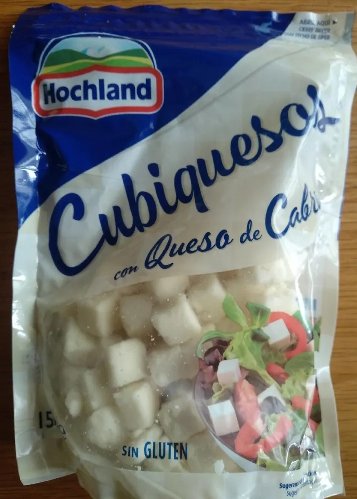 Queso dados de cabra sin gluten