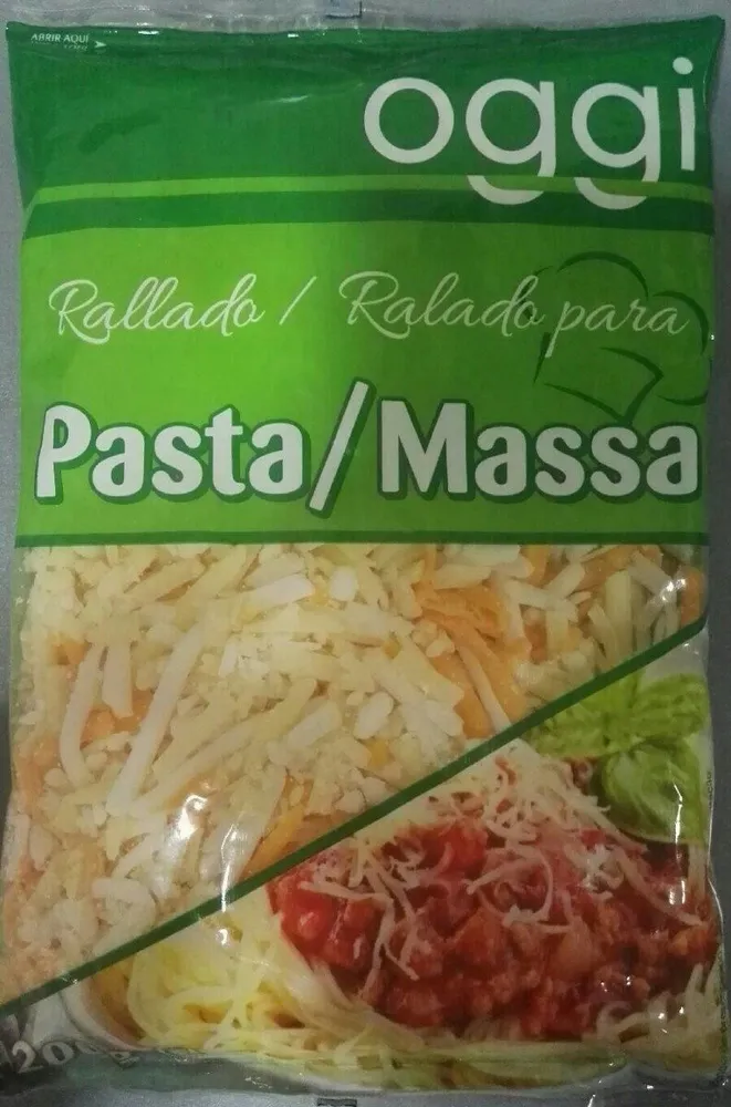 Queso rallado pasta