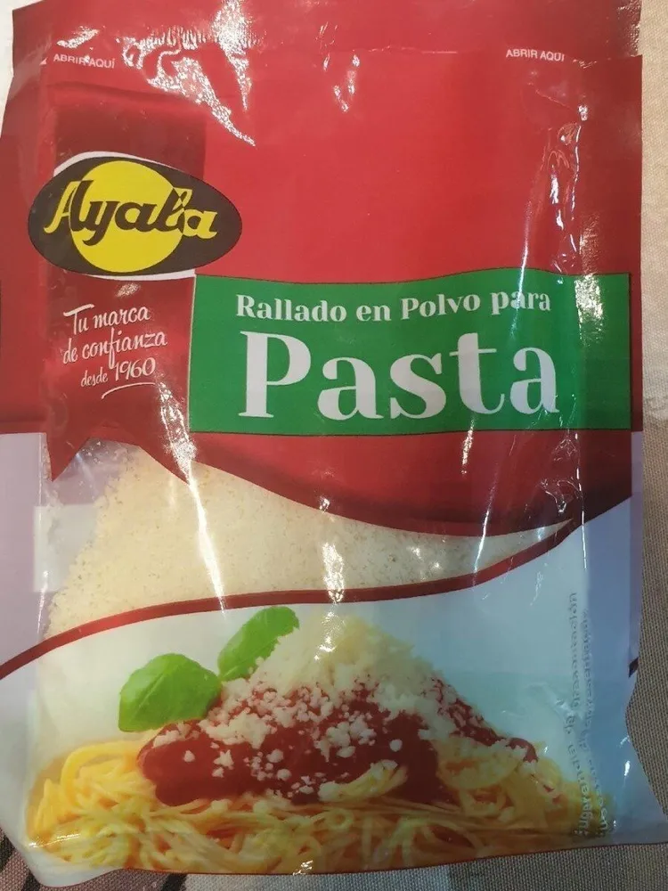 Queso rallado en polvo