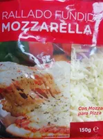 Rallado fundido mozzarella