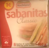 Lonchas de queso fundido