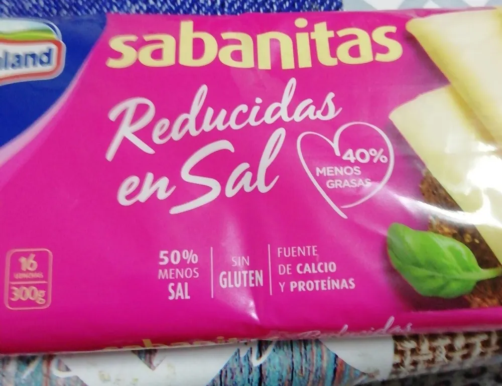 Sabanitas reducida sal